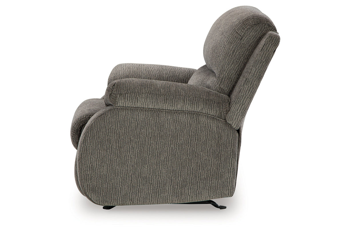 Scranto Brindle Reclining Loveseat and Recliner -  Ashley - Luna Furniture