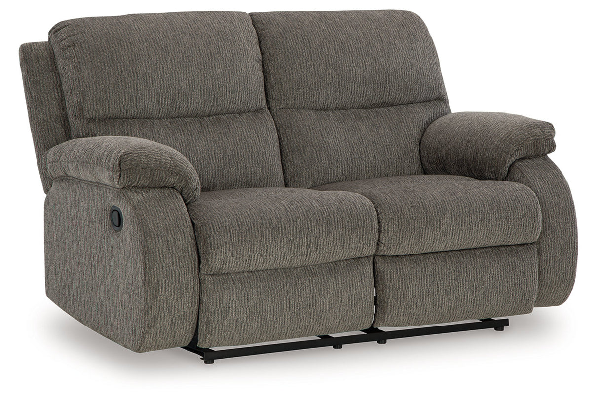 Scranto Brindle Reclining Loveseat and Recliner -  Ashley - Luna Furniture