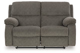 Scranto Brindle Reclining Loveseat and Recliner -  Ashley - Luna Furniture