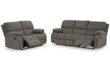 Scranto Brindle Reclining Living Room Set -  Ashley - Luna Furniture