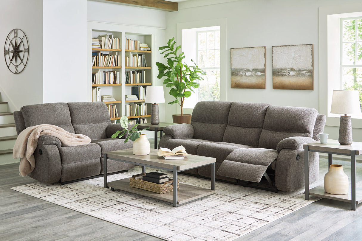 Scranto Brindle Reclining Living Room Set -  Ashley - Luna Furniture