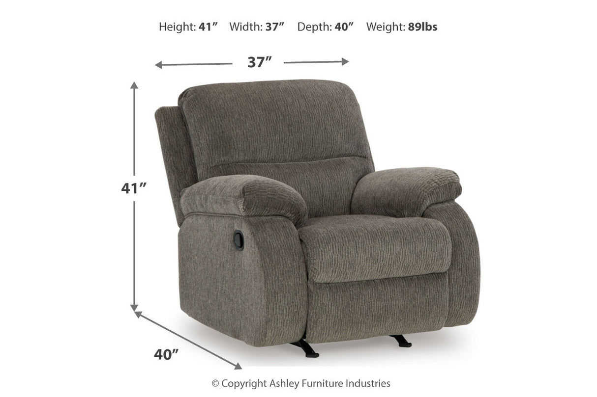 Scranto Brindle Reclining Loveseat and Recliner -  Ashley - Luna Furniture