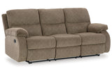 Scranto Oak Reclining Sofa, Loveseat and Recliner -  Ashley - Luna Furniture