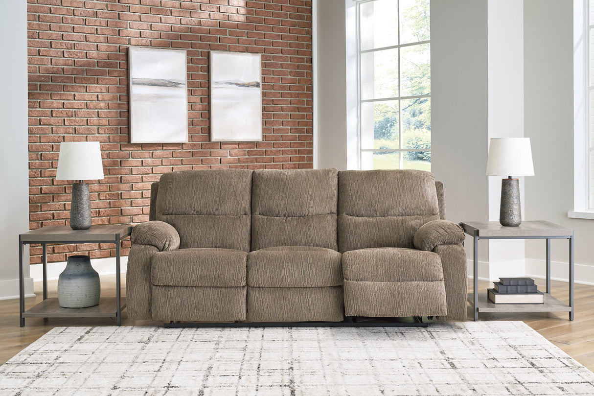 Scranto Oak Reclining Sofa, Loveseat and Recliner -  Ashley - Luna Furniture