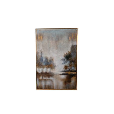 74x50, Landscape Oil Painting, Multi from Sagebrook Home - Luna Furniture