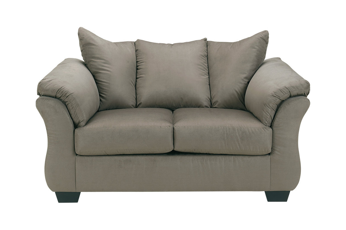 Darcy Cobblestone Sofa and Loveseat -  Ashley - Luna Furniture