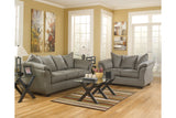 Darcy Cobblestone Sofa and Loveseat -  Ashley - Luna Furniture