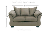 Darcy Cobblestone Sofa, Loveseat, Chair and Ottoman -  Ashley - Luna Furniture