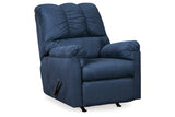 Darcy Blue Sofa and Recliner -  Ashley - Luna Furniture