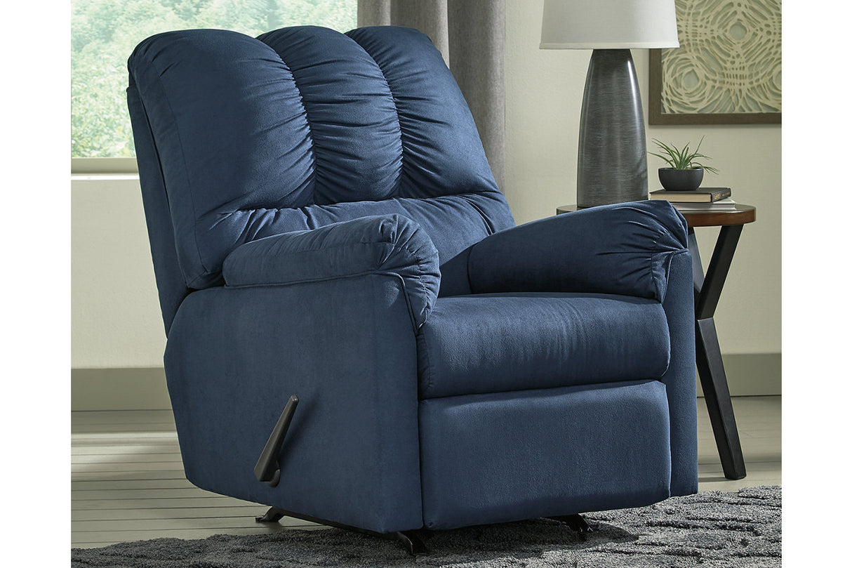 Darcy Blue Sofa and Recliner -  Ashley - Luna Furniture