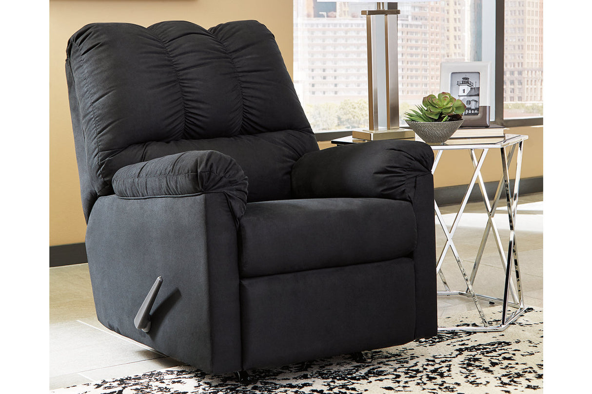 Darcy Black Sofa and Recliner -  Ashley - Luna Furniture