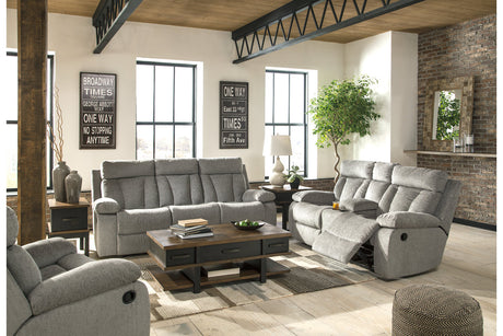 Mitchiner Fog Reclining Sofa and Loveseat with 2 Recliners -  Ashley - Luna Furniture