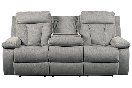 Mitchiner Fog Reclining Sofa with Recliner -  Ashley - Luna Furniture