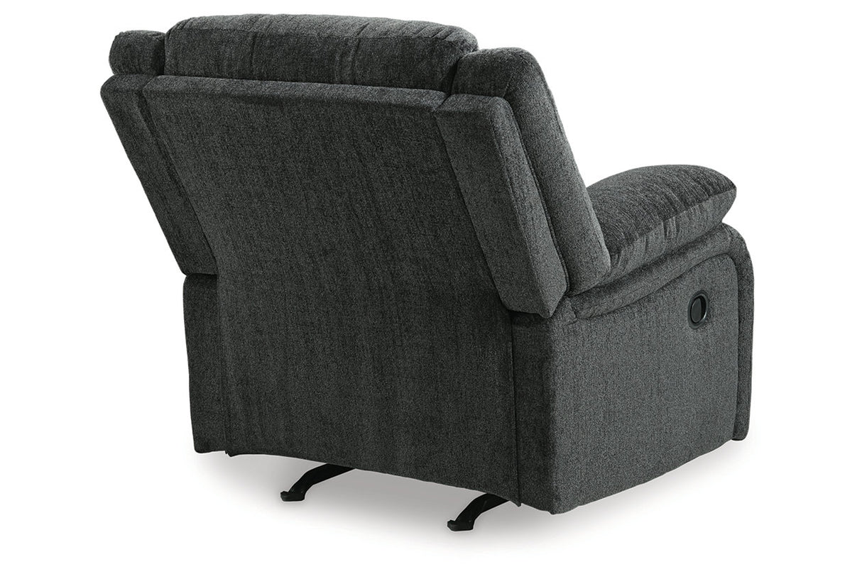 Draycoll Slate Reclining Sofa and Recliner -  Ashley - Luna Furniture