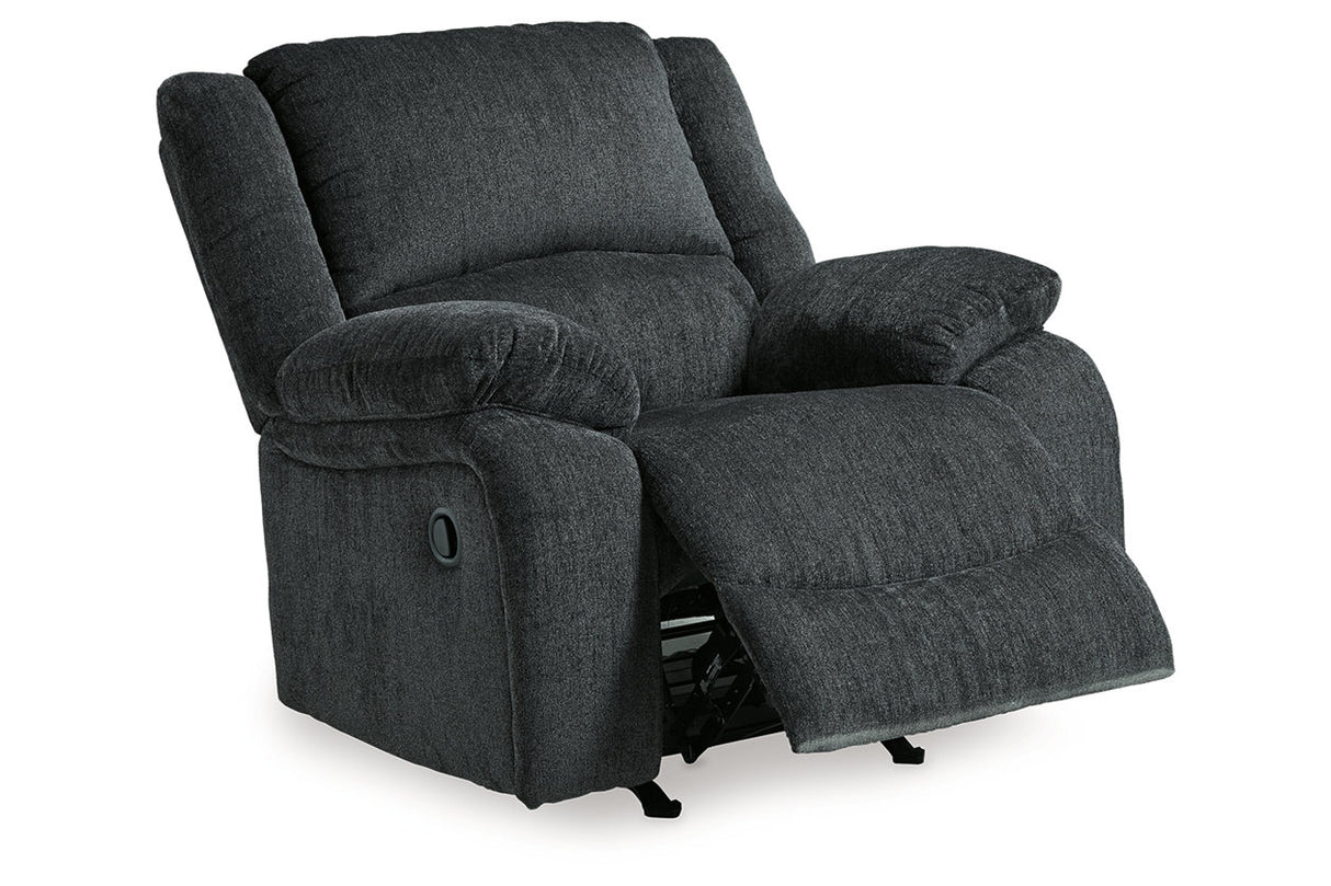 Draycoll Slate Reclining Sofa and Recliner -  Ashley - Luna Furniture