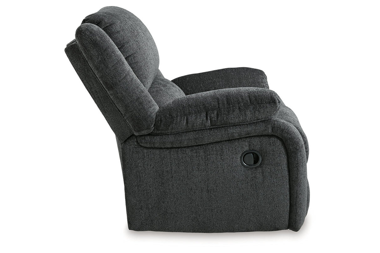 Draycoll Slate Reclining Sofa and Recliner -  Ashley - Luna Furniture