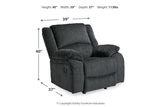 Draycoll Slate Reclining Sofa and Recliner -  Ashley - Luna Furniture