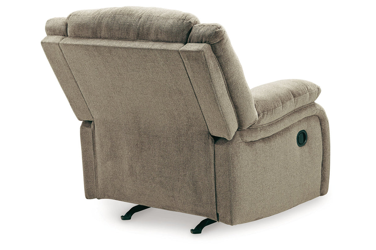 Draycoll Pewter Reclining Sofa, Loveseat and Recliner -  Ashley - Luna Furniture