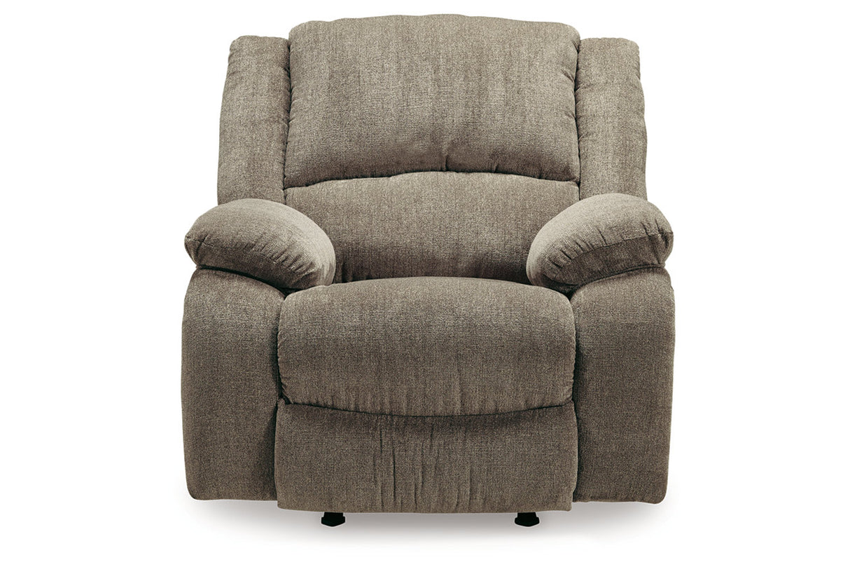 Draycoll Pewter Reclining Sofa, Loveseat and Recliner -  Ashley - Luna Furniture