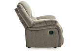 Draycoll Pewter Reclining Sofa, Loveseat and Recliner -  Ashley - Luna Furniture