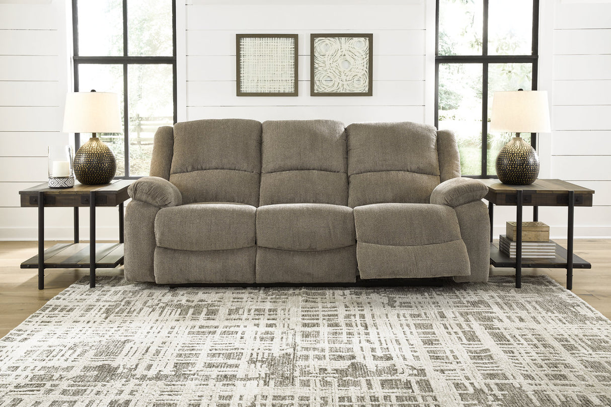 Draycoll Pewter Reclining Sofa, Loveseat and Recliner -  Ashley - Luna Furniture