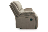 Draycoll Pewter Reclining Sofa and Power Reclining Loveseat -  Ashley - Luna Furniture