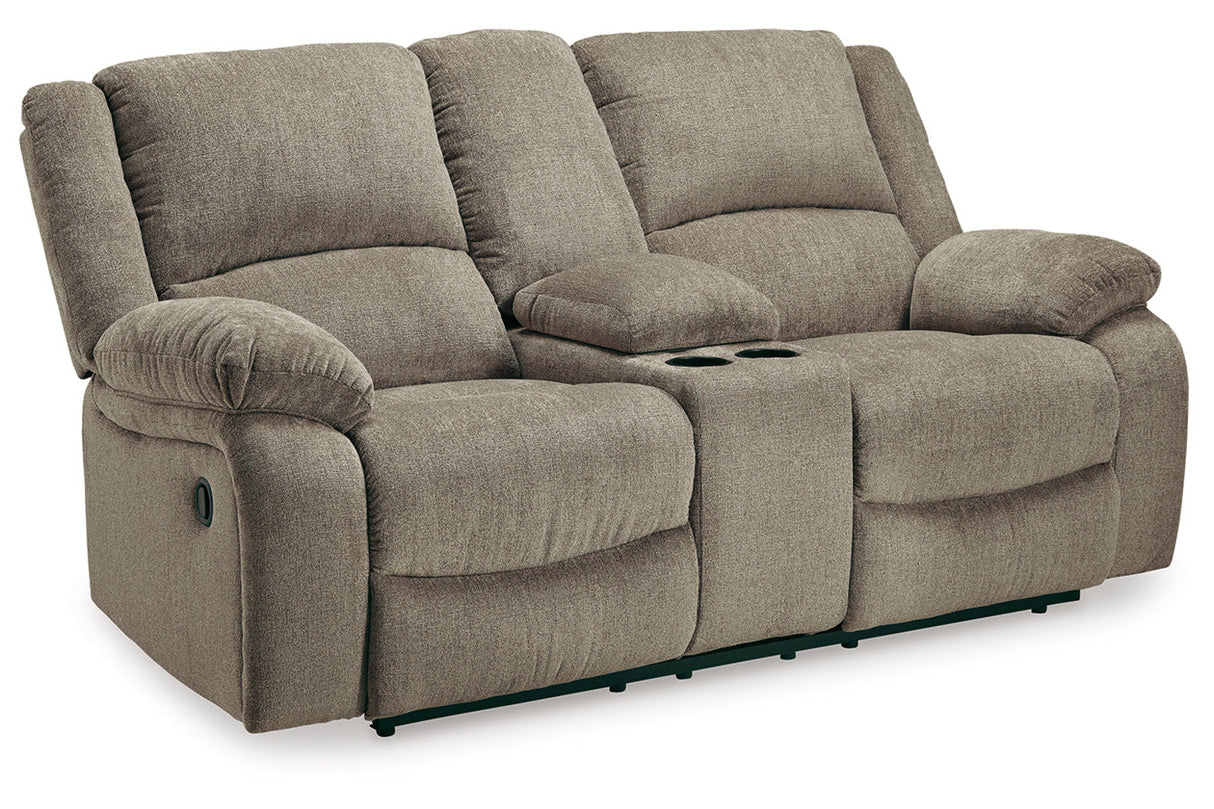 Draycoll Pewter Reclining Sofa, Loveseat and Recliner -  Ashley - Luna Furniture