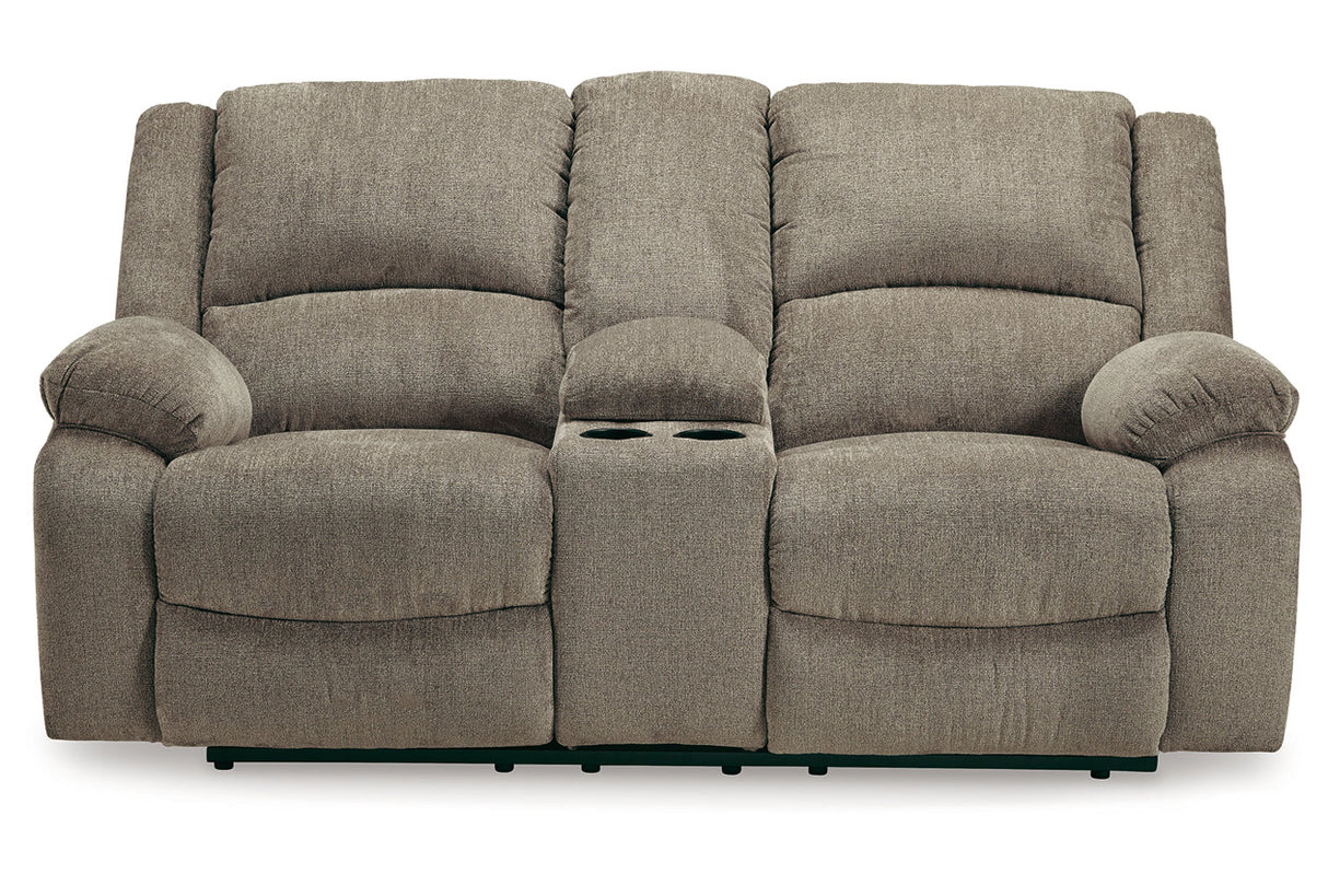 Draycoll Pewter Reclining Sofa, Loveseat and Recliner -  Ashley - Luna Furniture