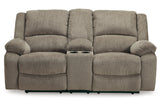 Draycoll Pewter Reclining Sofa, Loveseat and Recliner -  Ashley - Luna Furniture