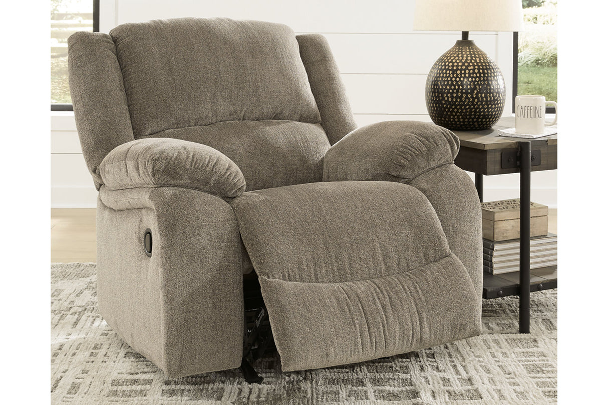 Draycoll Pewter Reclining Sofa, Loveseat and Recliner -  Ashley - Luna Furniture