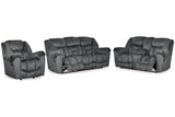 Capehorn Granite Reclining Sofa, Loveseat and Recliner from Ashley - Luna Furniture