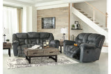 Capehorn Granite Reclining Sofa and Loveseat from Ashley - Luna Furniture