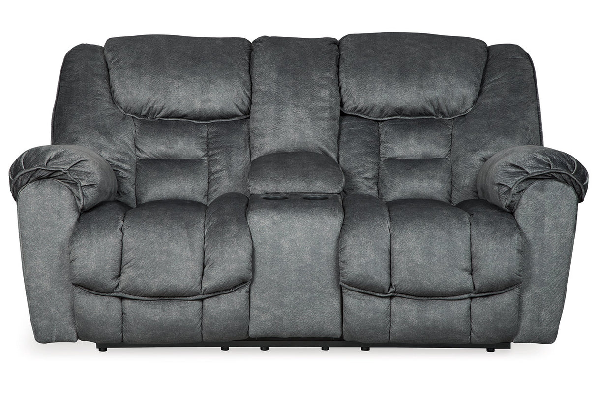 Capehorn Granite Reclining Sofa and Loveseat from Ashley - Luna Furniture