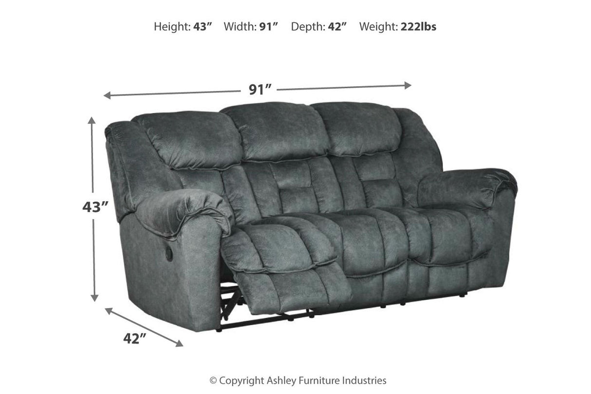 Capehorn Granite Reclining Sofa and Loveseat from Ashley - Luna Furniture