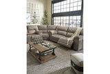 Cavalcade Slate 3-Piece Power Reclining Sectional -  Ashley - Luna Furniture