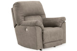 Cavalcade Slate Power Reclining Sofa, Loveseat and Recliner -  Ashley - Luna Furniture