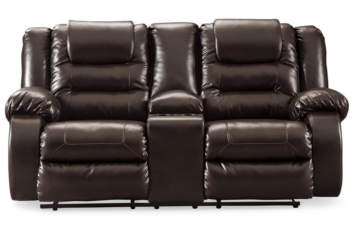Vacherie Chocolate Reclining Sofa, Power Loveseat and Recliner -  Ashley - Luna Furniture