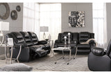 Vacherie Black Reclining Sofa, Loveseat and Recliner -  Ashley - Luna Furniture
