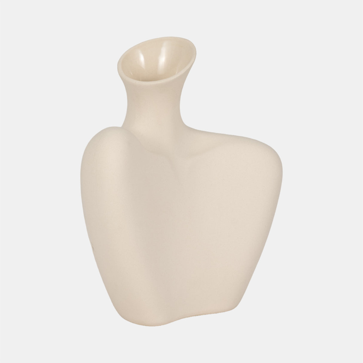 8" Bust Vase Sand Finish, Ivory from Sagebrook Home - Luna Furniture