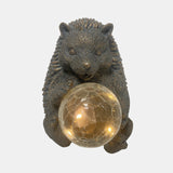 8" Hedgehog With Solar Orb,antique Copper from Sagebrook Home - Luna Furniture