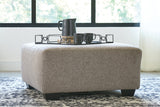 Ballinasloe Platinum 3-Piece Sectional and Ottoman -  Ashley - Luna Furniture