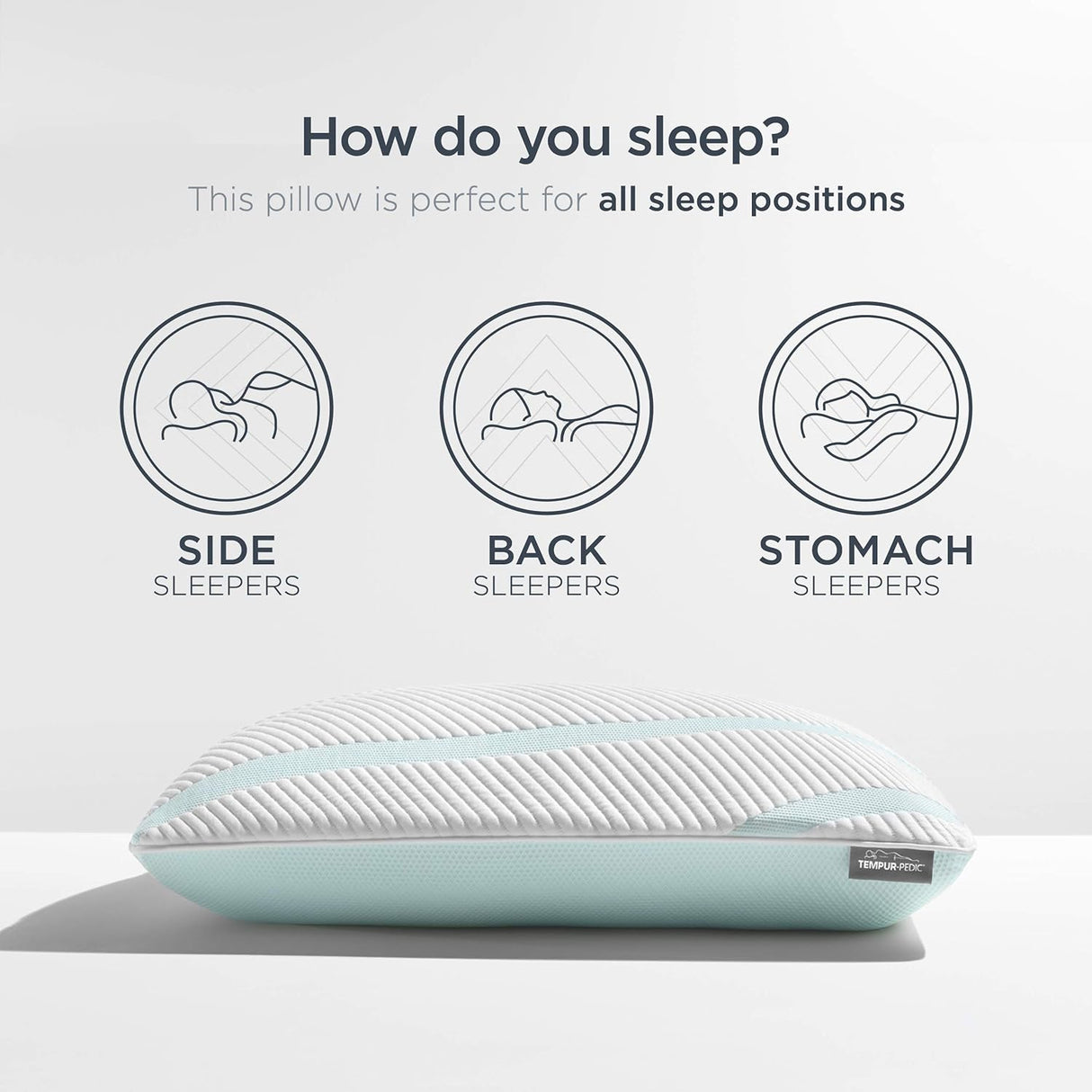 TEMPUR-Adapt® Pro + Cooling Pillow, Low Size Queen -  Tempur-Pedic - Luna Furniture