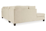 Abinger Natural 2-Piece Sectional with Chaise -  Ashley - Luna Furniture