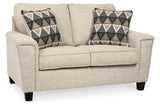 Abinger Natural Queen Sofa Sleeper and Loveseat -  Ashley - Luna Furniture