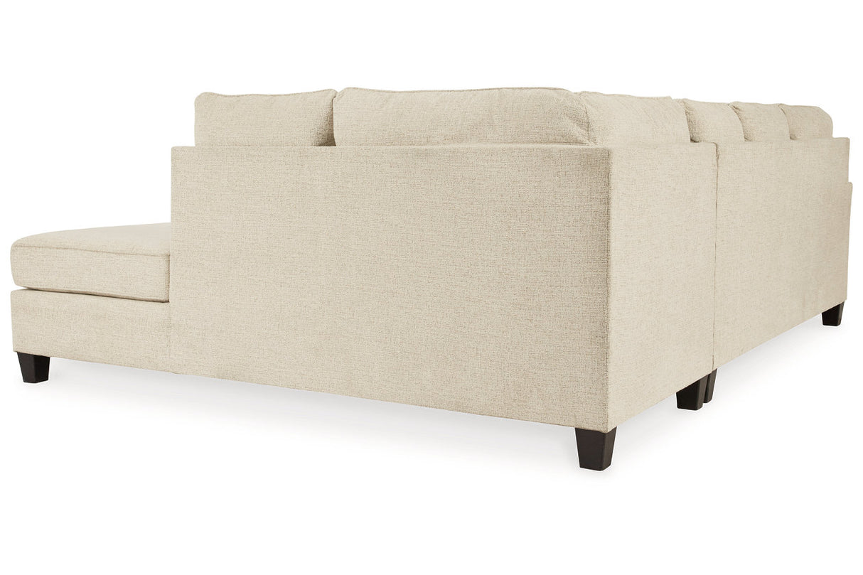 Abinger Natural 2-Piece Sectional with Chaise -  Ashley - Luna Furniture