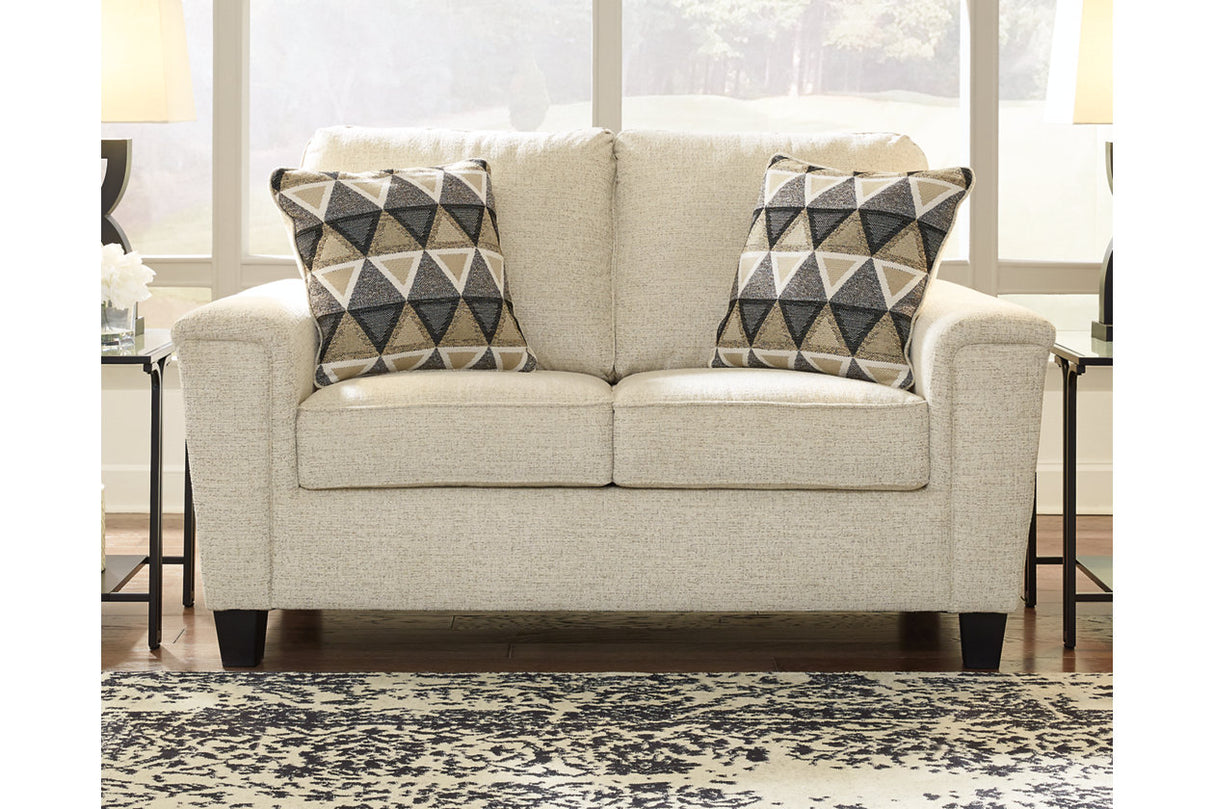 Abinger Natural Queen Sofa Sleeper and Loveseat -  Ashley - Luna Furniture