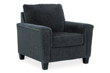 Abinger Smoke Chair and Ottoman -  Ashley - Luna Furniture