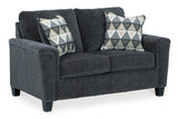 Abinger Smoke Sofa and Loveseat -  Ashley - Luna Furniture