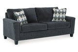 Abinger Smoke Sofa, Loveseat, Chair and Ottoman -  Ashley - Luna Furniture