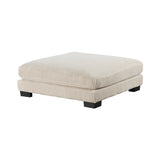 Traverse Beige Corduroy Ottoman -  Homelegance - Luna Furniture